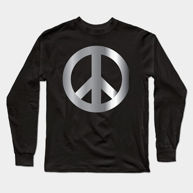 Peace Symbol - Gradient X 300 Long Sleeve T-Shirt by twix123844